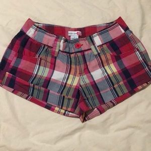 Body Central size 1 Plaid shorts
